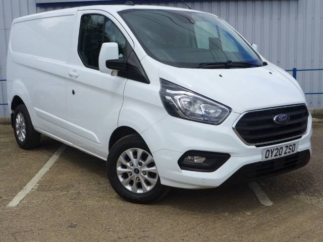 Ford Transit Custom 2.0 EcoBlue 130ps Low Roof Limited Van Auto Panel Van Diesel White